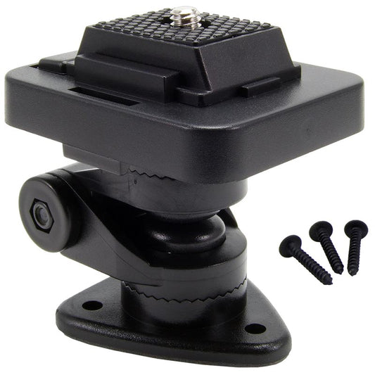 Multi-Angle Adhesive or Drill Base Mount with Camera Mounting Pattern